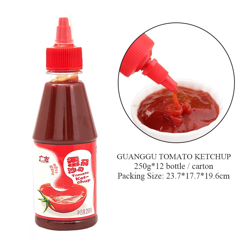 250g*12 Squeeze Bottle Ketchup