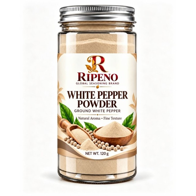 RIPENO White Pepper Powder 120 g