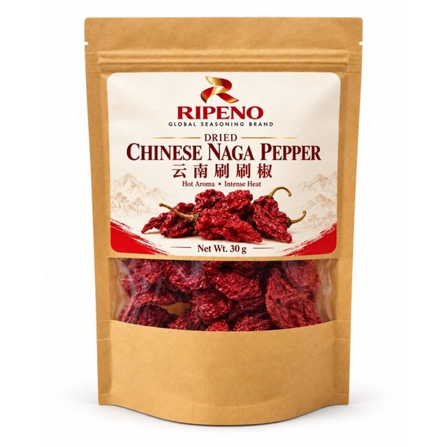 RIPENO Dried Chinese Naga Pepper 30 g