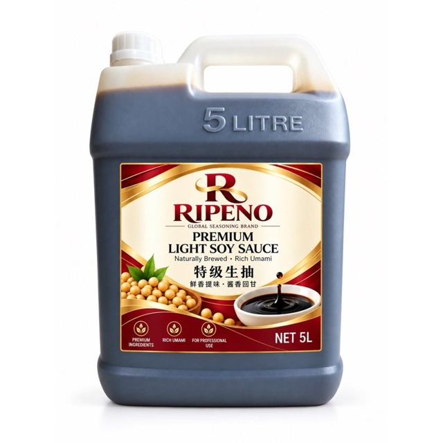 RIPENO Premium Light Soy Sauce 5 L