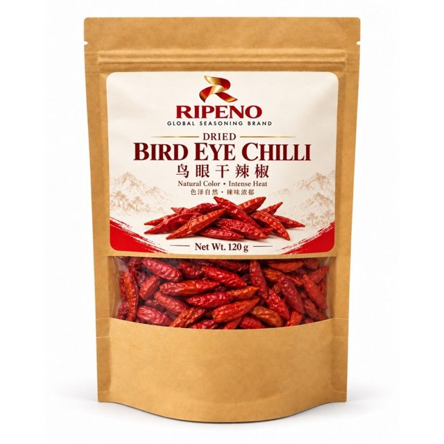 RIPENO Dried Bird Eye Chilli 120 g